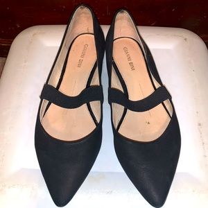 Gianni Bini black pointed ballet flats